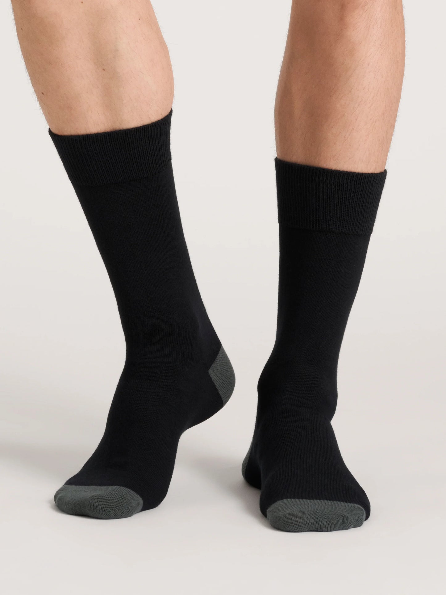 4 PK Men's Non Terry Dress Crew | GREEN