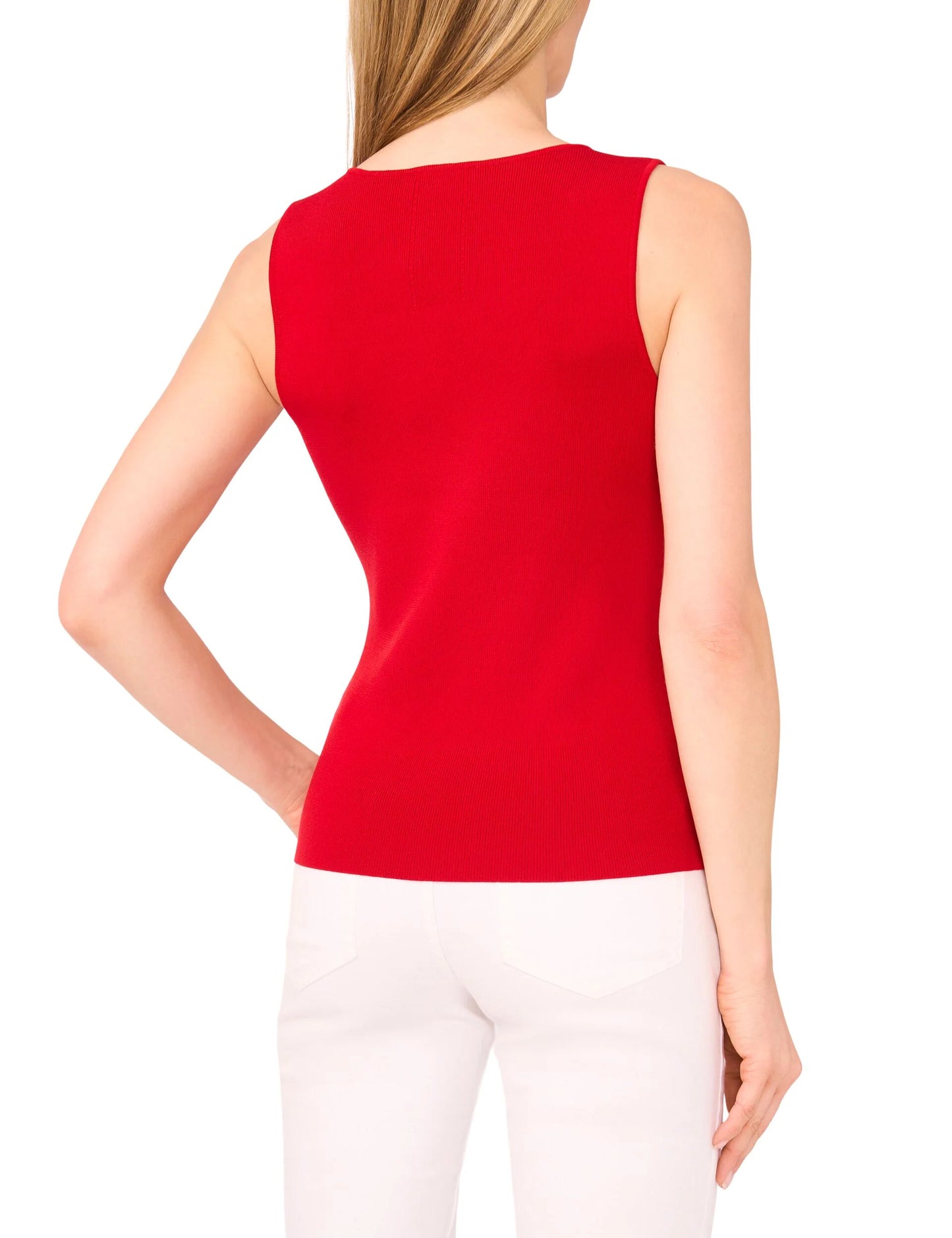 SLEEVELESS V-NECK TOP | SALSA