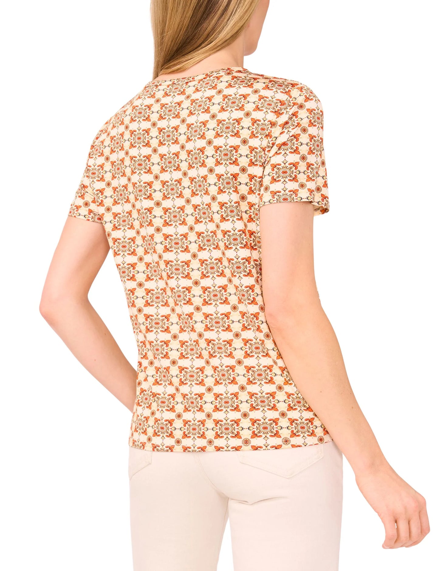 PRINTED T-SHIRT | SPICY ORANGE