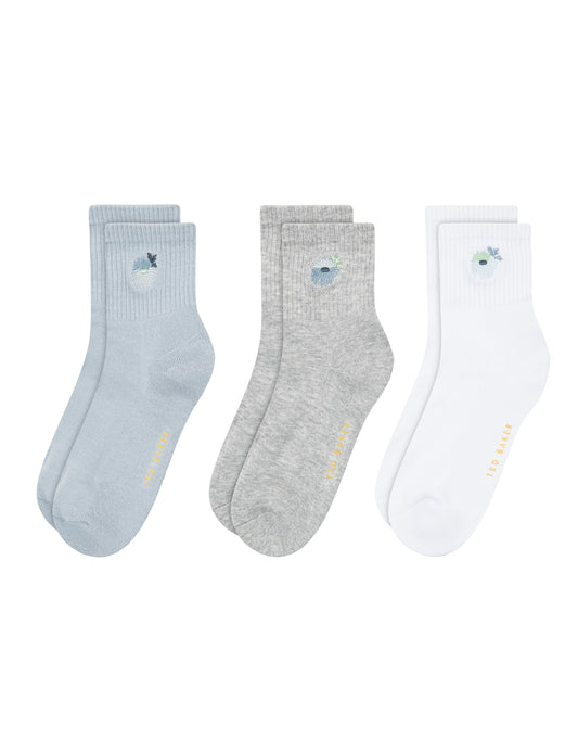 HIGH QTR CREW | LT-BLUE