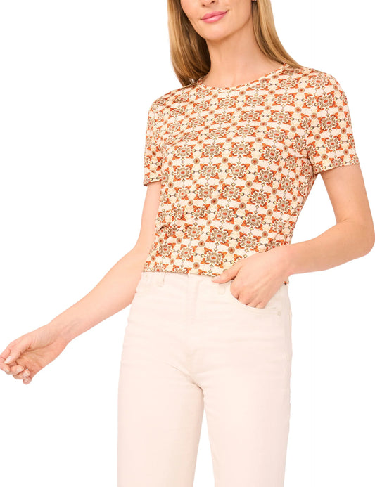 PRINTED T-SHIRT | SPICY ORANGE