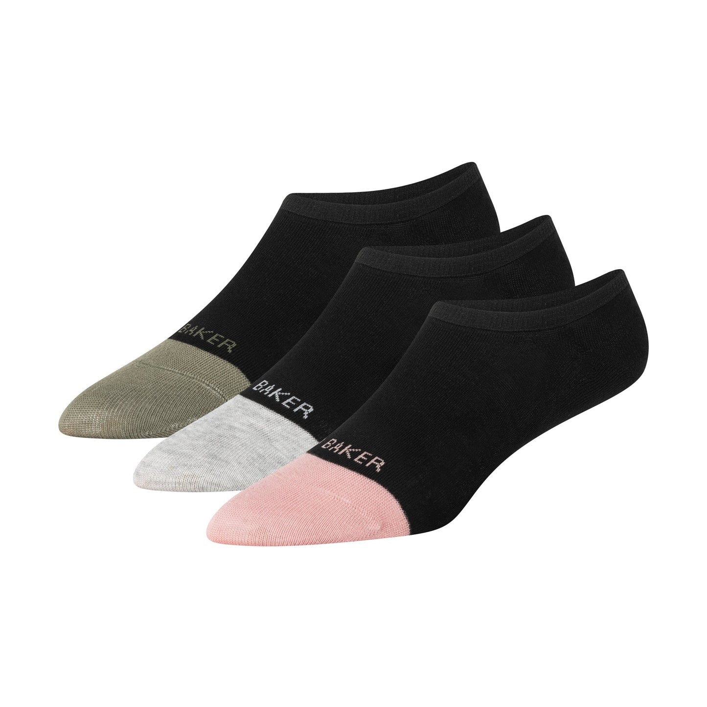 TRAINER LINER CONTRAST TOE | BLACK
